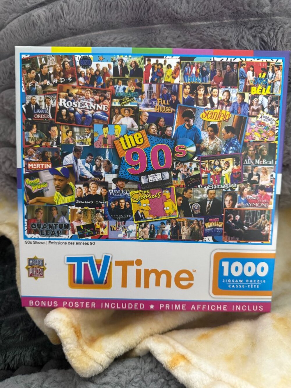 MasterPieces - TV Time - 90's Shows 1000 Piece Puzzle